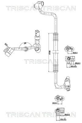 conducta presiune variabila,aer conditionat TRISCAN 9010 29108