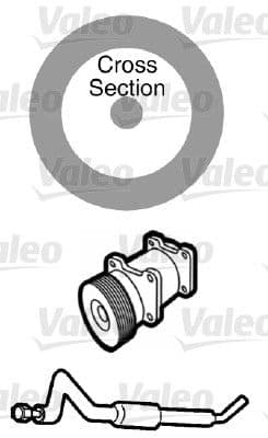 garnitura,conducta lichid de racire VALEO 509750