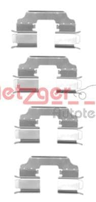 Set accesorii, placute frana METZGER AUTOTEILE 109-1770
