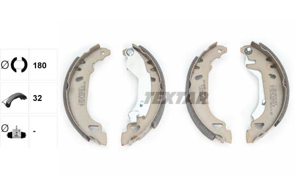 Set saboti frana TEXTAR 91049100