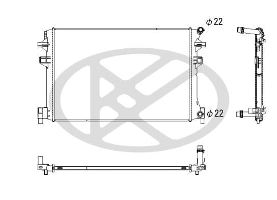 Radiator, racire motor KOYORAD PL443810