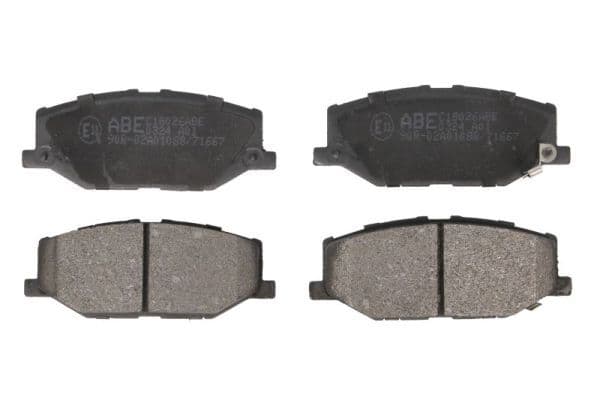 set placute frana,frana disc ABE C18026ABE