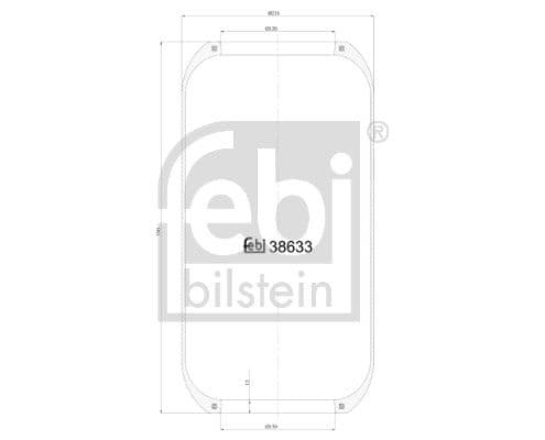 Burduf, suspensie pneumatica FEBI BILSTEIN 38633