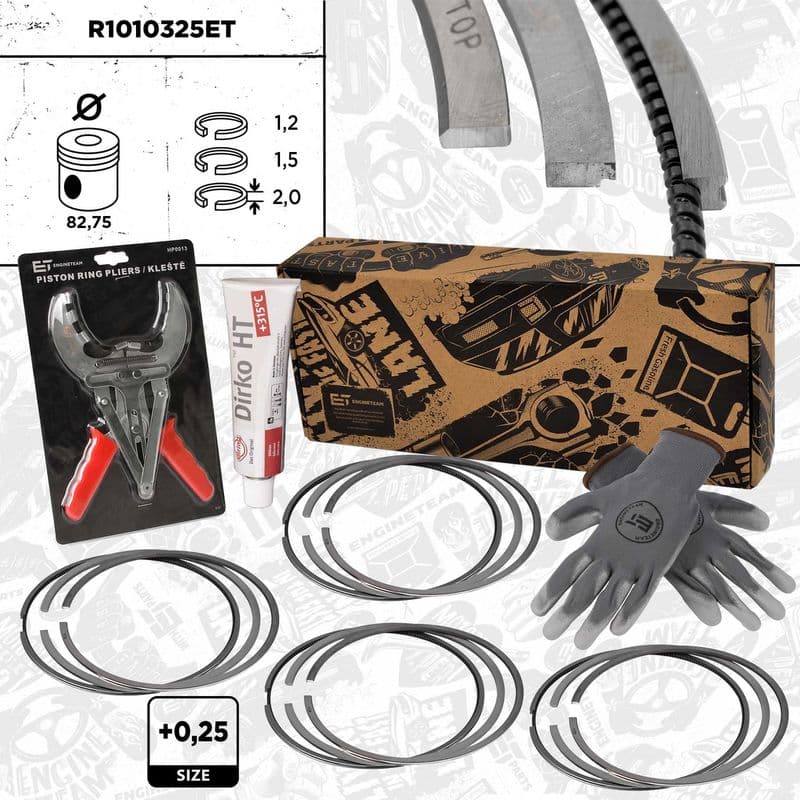 Set segmenti piston ET ENGINETEAM R1010325ET