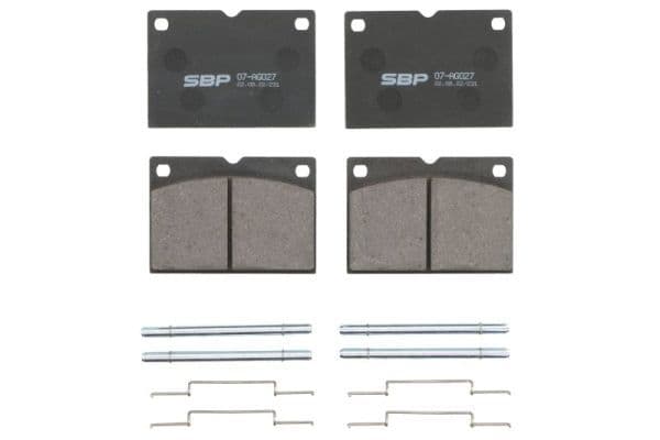 set placute frana,frana disc SBP 07-AG027