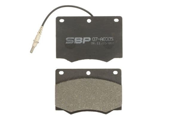 set placute frana,frana disc SBP 07-AG005