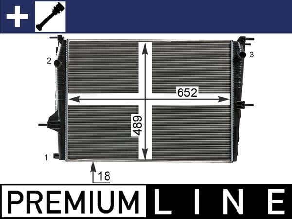 Radiator, racire motor MAHLE BEHR *** PREMIUM LINE *** CR 23 000P