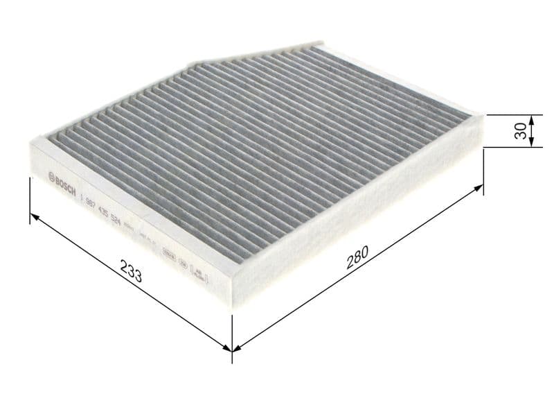 Filtru, aer habitaclu BOSCH 1 987 435 524