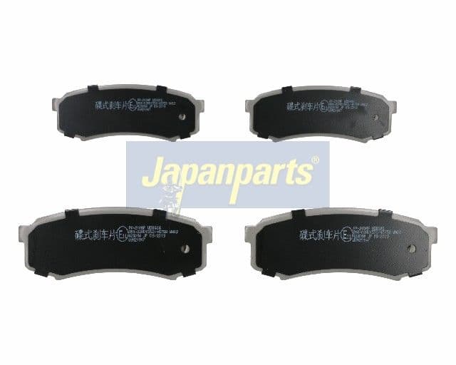 set placute frana,frana disc JAPANPARTS PP-210AF