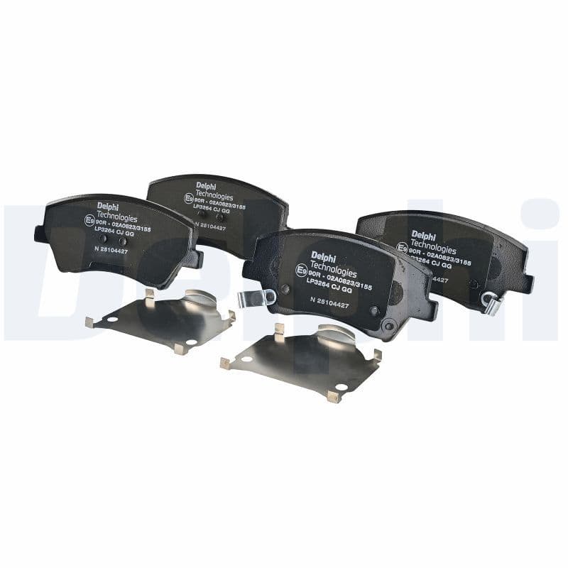 set placute frana,frana disc DELPHI LP3264