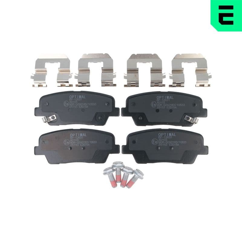 set placute frana,frana disc OPTIMAL BP-12631