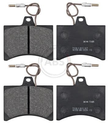 set placute frana,frana disc A.B.S. 36144