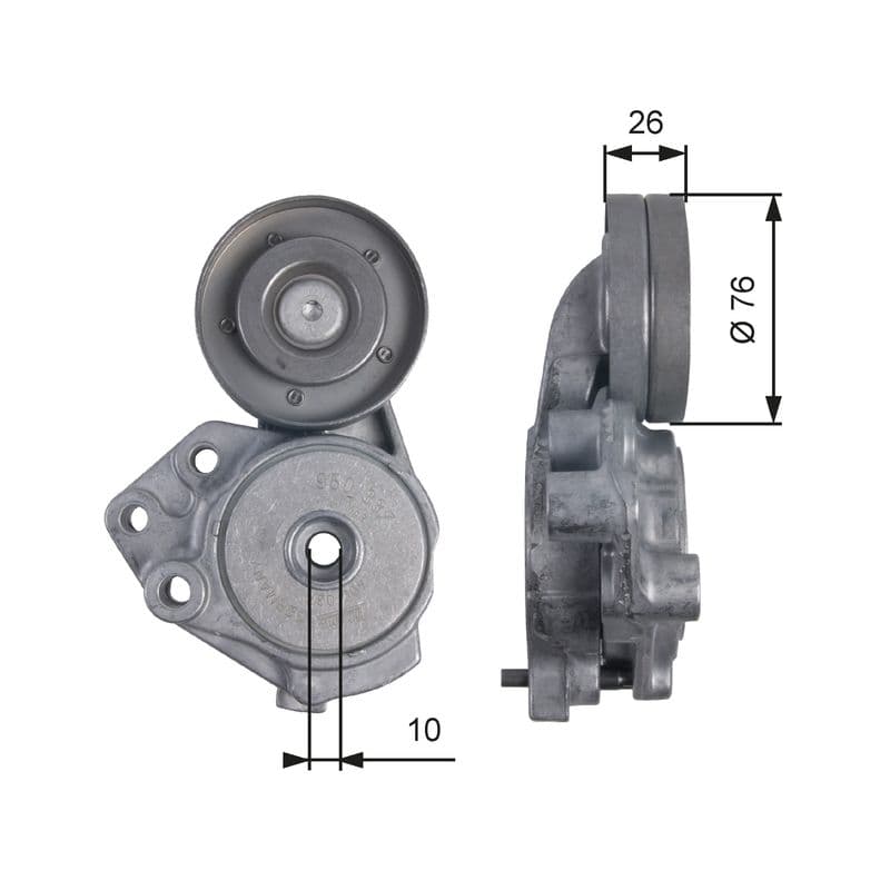 Intinzator curea, curea distributie GATES T39173