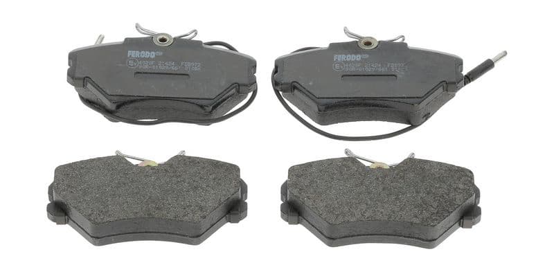 set placute frana,frana disc FERODO PREMIER ECO FRICTION FDB972