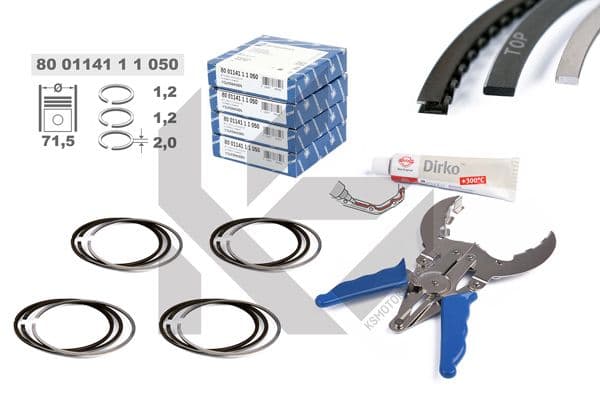 Set segmenti piston ET ENGINETEAM R1010650KS