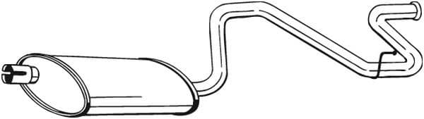Toba esapament finala BOSAL 281-869
