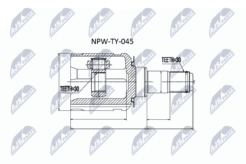 Set articulatie, planetara NTY NPW-TY-045