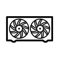 Ventilator, radiator NRF 47005