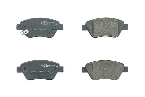 set placute frana,frana disc AISIN Premium ADVICS by BPOP-1001