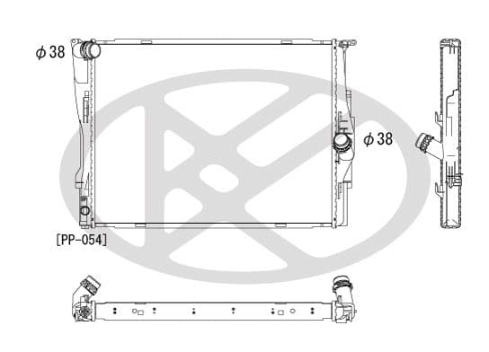Radiator, racire motor KOYORAD PL422088R