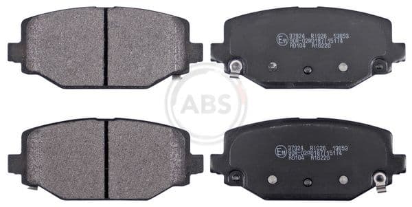 set placute frana,frana disc ABS 37924