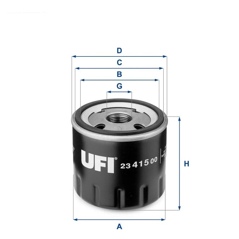 Filtru ulei UFI 23.415.00