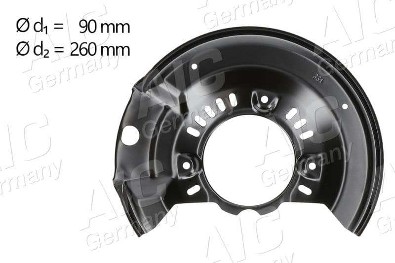 protectie stropire,disc frana AIC Calitatea originală 58105