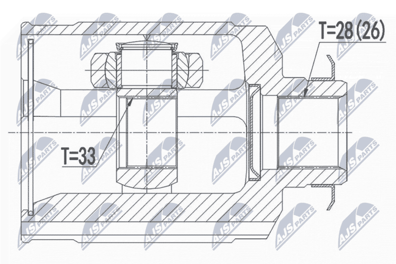 Set articulatie, planetara NTY NPW-HY-544