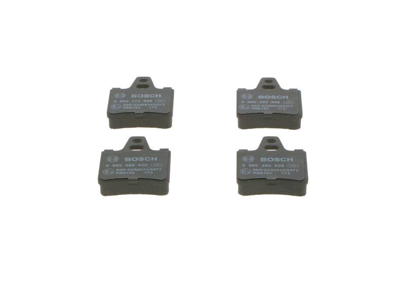 set placute frana,frana disc BOSCH 0 986 460 958