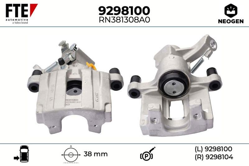 Etrier frana FTE NEOGEN 9298100