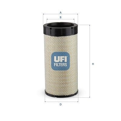 Filtru aer UFI 27.B92.00