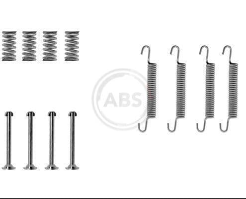set accesorii, saboti frana parcare ABS 0667Q