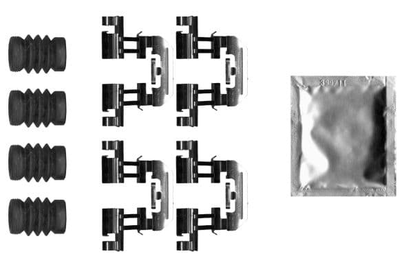 Set accesorii, placute frana TEXTAR 82542100