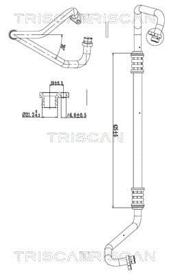 conducta presiune variabila,aer conditionat TRISCAN 9010 24018