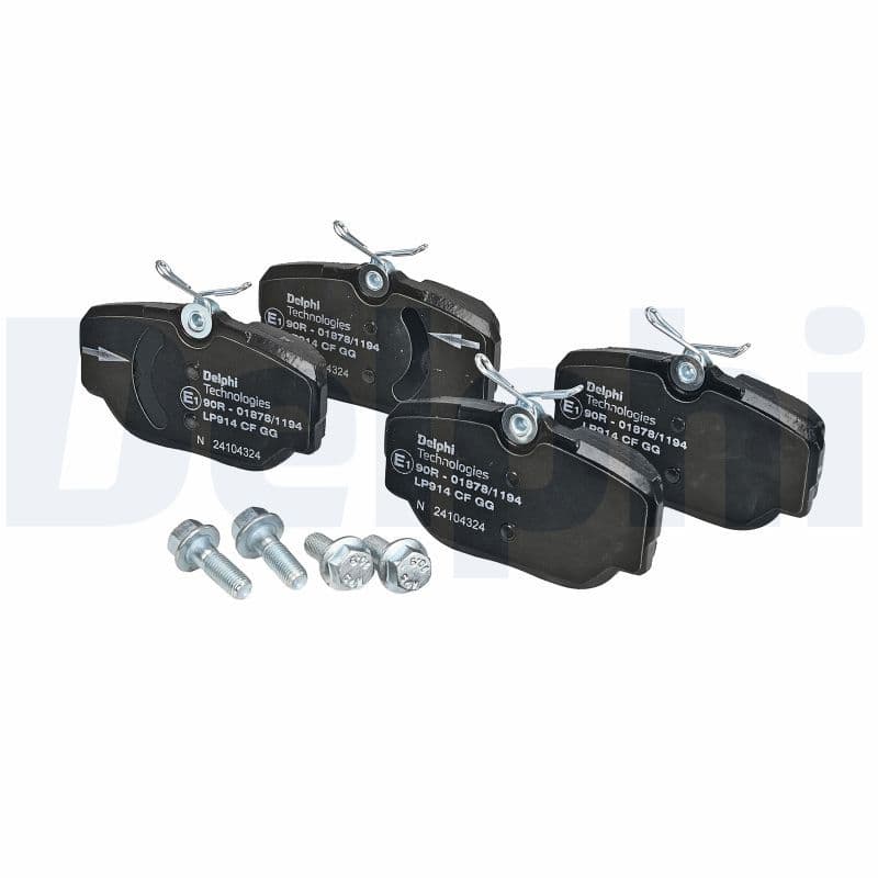 set placute frana,frana disc DELPHI LP914