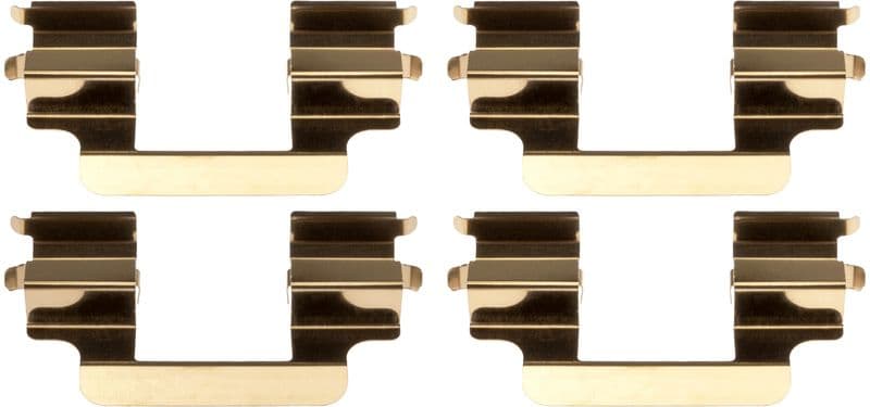 Set accesorii, placute frana TRW PFK809