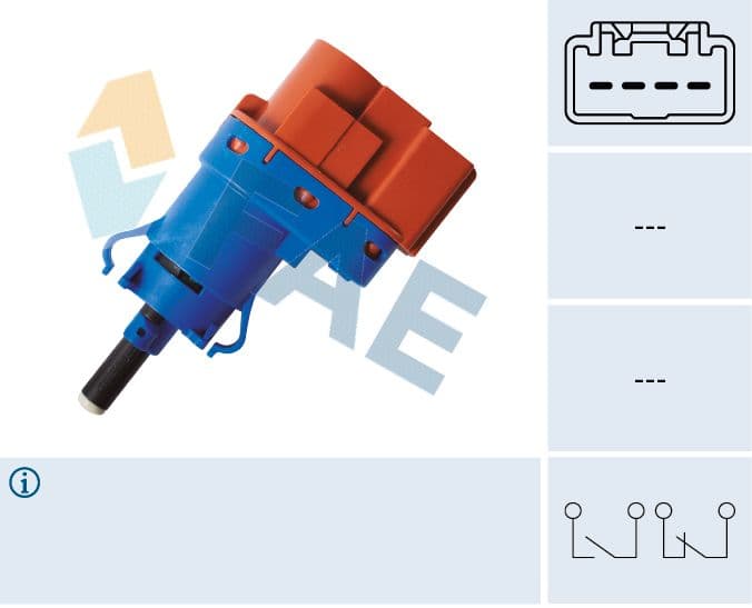 Comutator lumini frana FAE 24796