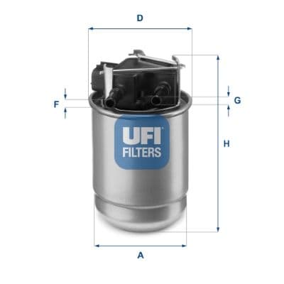 filtru combustibil UFI 55.517.00