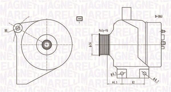 Generator / Alternator MAGNETI MARELLI 063731861010