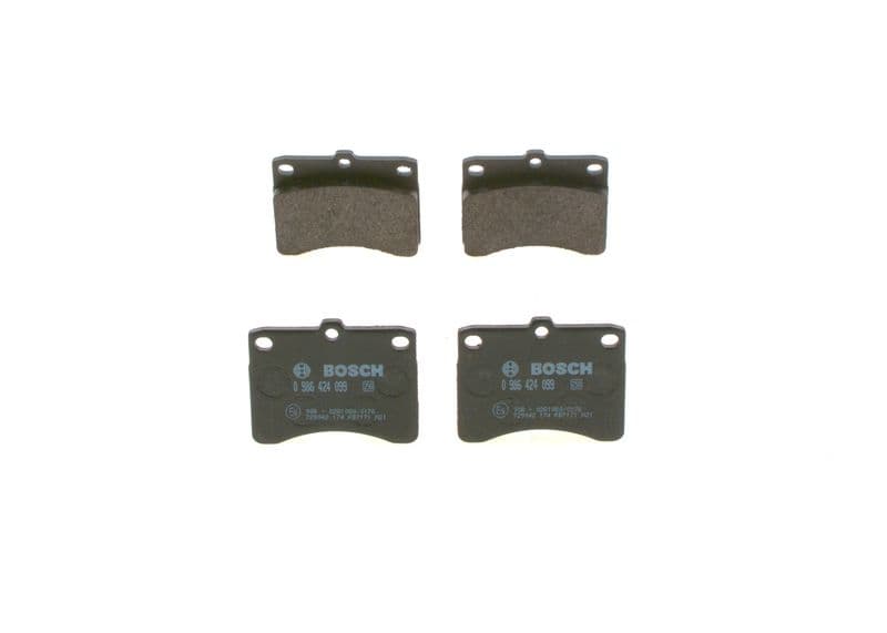 set placute frana,frana disc BOSCH 0 986 424 099