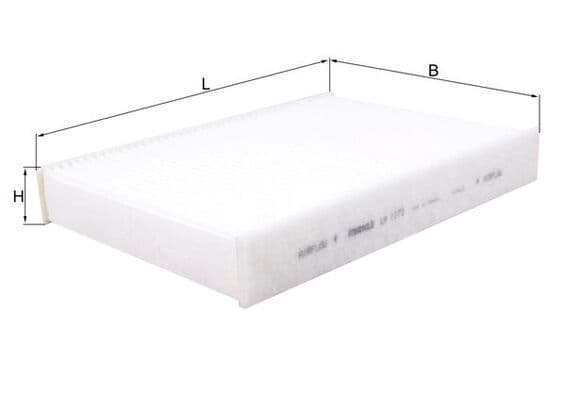 Filtru, aer habitaclu KNECHT LA 1173