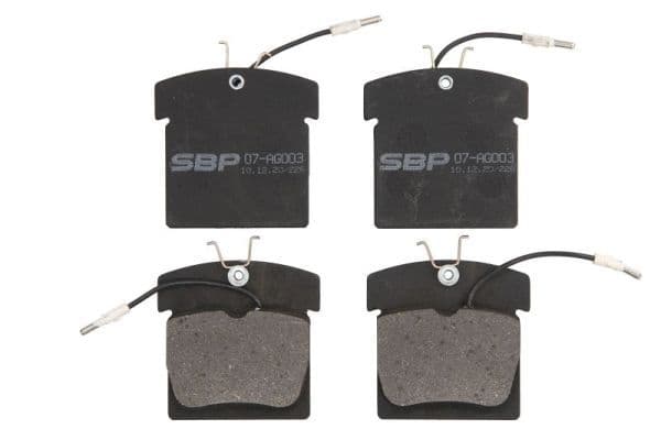 set placute frana,frana disc SBP 07-AG003