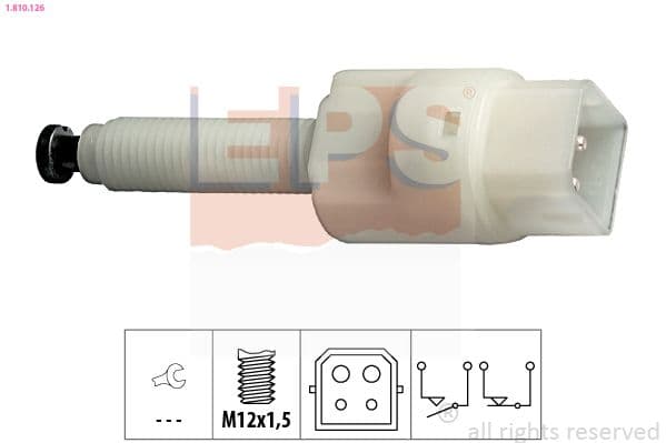 Comutator lumini frana EPS Made in Italy - OE Equivalent 1.810.126