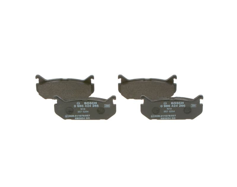 set placute frana,frana disc BOSCH 0 986 424 266