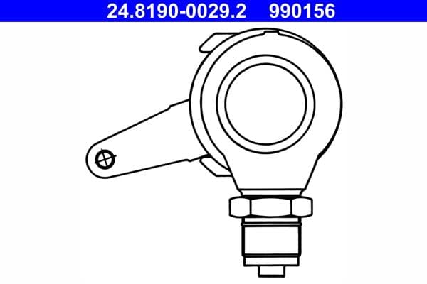 Manetă, etrier de frână (frână de mână) ATE 24.8190-0029.2