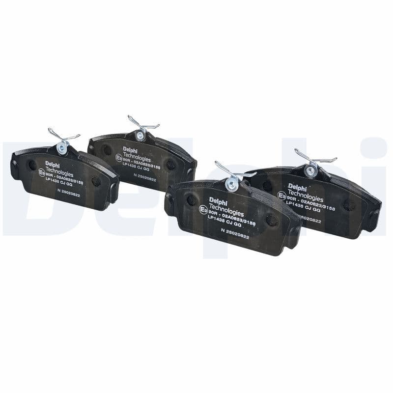 set placute frana,frana disc DELPHI LP1435