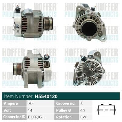 Generator / Alternator MEAT & DORIA H5540120