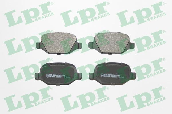 set placute frana,frana disc LPR 05P871