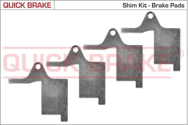 Folie antizgomot, placute de frana (suport) QUICK BRAKE 2896K