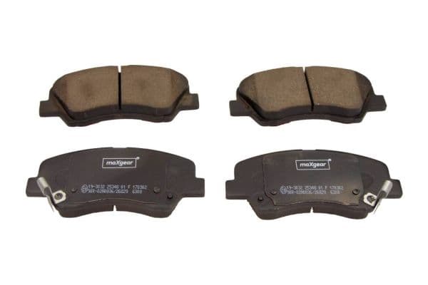 set placute frana,frana disc MAXGEAR 19-3032